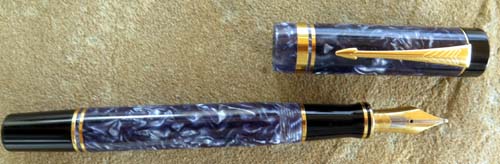 PARKER SPECIAL EDITION DUOFOLD CENTENNIEL IN BLUE MARBLE